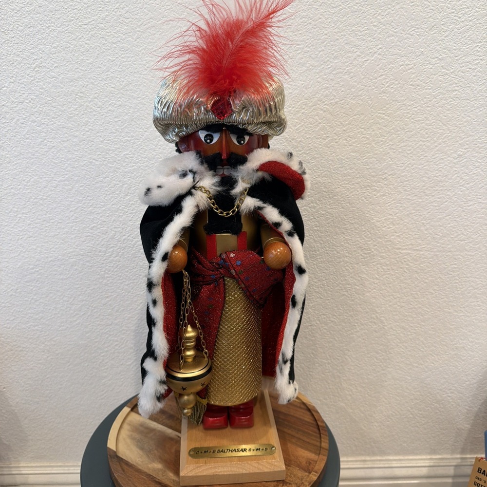 Steinbach Balthasar Nutcracker 17"h Wood Ltd Edition with Box 399/10000